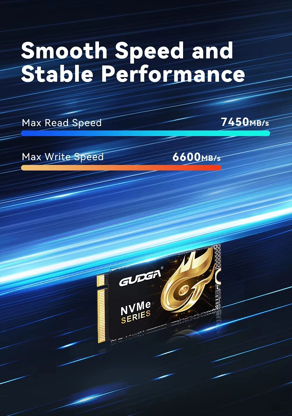 2242 PCIE 4.0 NVMe SSD 7000MB/s